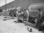 Texas Electric Service Company workers by W. D. Smith