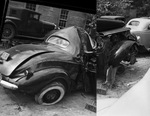 Wrecked car: side views by W. D. Smith