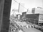 Parade in downtown Fort Worth by W. D. Smith