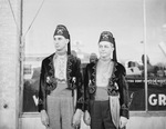 Two men in Moslah Shrine costumes by W. D. Smith