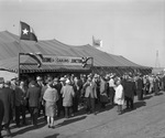 Carling Junction tent set up for groundbreaking in Fort Worth