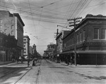 Sandegard Grocery Co., Maddox Hotel, and Wm. Henry and Co., and Lyric Theater