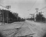 Residential Fort Worth street with street cars