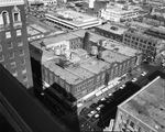 Aerial view of the Milner Hotel, 911 Main Street, downtown Fort Worth, Texas by W. D. Smith Commercial Photography