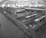 A top view of packaging machines of Carling Brewery