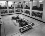 Interior two floors of First National Bank, Fort Worth, Texas