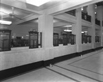 Teller windows in First National Bank, Fort Worth, Texas