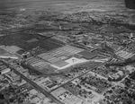 Aerial view of packing plants by W. D. Smith