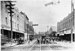 Laying track for streetcars, Fort Worth, Texas by W. D. Smith Commercial Photography