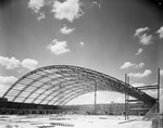 Hangar construction at Greater Fort Worth International Airport by W. D. Smith