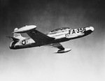 Airplanes - F-94 in flight by W. D. Smith