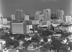 Aerial view of Fort Worth, Texas, from Bell Aircraft Corporation helicopter by W. D. Smith