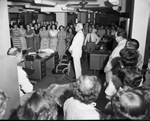 J. Lee Johnson Jr. addressing a group by W. D. Smith