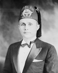 Portrait photograph of Clyde A. Penry, past Moslah Potentate by W. D. Smith