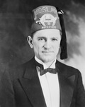 Portrait photograph of Clarence Kraft, past Moslah Potentate by W. D. Smith