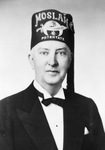 Portrait photograph of H. A. Lawrence, past Moslah Potentate by W. D. Smith