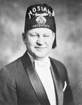 Portrait photograph of Paul Rogers, past Moslah Potentate by W. D. Smith