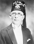 Portrait photograph of A. L. Shuman, past Moslah Potentate by W. D. Smith