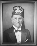 Portrait photograph of B. Max Mehl, past Moslah Potentate by W. D. Smith