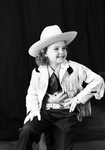 Portrait of Swain Child in cowgirl costume by W. D. Smith