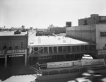 Fort Worth National Bank parking garage under construction by W. D. Smith