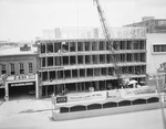 Fort Worth National Bank parking garage under construction by W. D. Smith