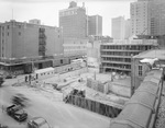 Fort Worth National Bank parking garage under construction by W. D. Smith