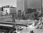 Construction site in downtown Fort Worth by W. D. Smith