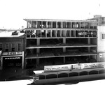 Fort Worth National Bank parking garage under construction by W. D. Smith