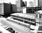 Fort Worth National Bank parking garage under construction by W. D. Smith