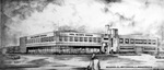 Architectural drawing of Mrs. Baird's Bread factory by Wilson and Patterson Architects by W. D. Smith and Wilson & Patterson (Architects)