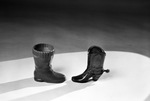 Miniature boot figurines by W. D. Smith