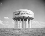 Fort Worth Water Department water tower by W. D. Smith