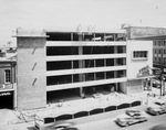 Parking garage construction progress by W. D. Smith