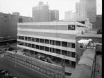 Parking garage construction progress by W. D. Smith