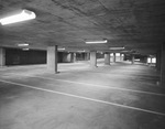 Empty Fort Worth National Bank Parking Garage with lights by W. D. Smith