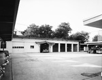 Garage at the back of the Frontier Pontiac Inc. dealership by W. D. Smith