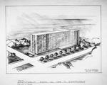 Corrigan Apartment Building - Photograph of drawing by W. D. Smith