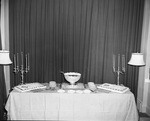 Decorated reception table by W. D. Smith