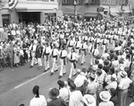 Members of the Arabia Temple in an All State Shrine parade by W. D. Smith