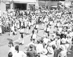 Members of the Arabia Temple in an All State Shrine parade by W. D. Smith