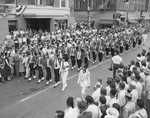 Members of the Ben Hur Temple in an All State Shrine parade by W. D. Smith