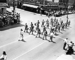 Members of the Alzafar Temple in an All State Shrine parade by W. D. Smith