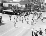 Members of the Alzafar Temple in an All State Shrine parade by W. D. Smith