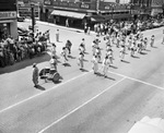 Members of the Alzafar Temple in an All State Shrine parade by W. D. Smith