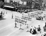 Members of the Alzafar Temple in an All State Shrine parade by W. D. Smith