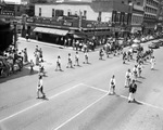 Members of El Mina Temple in an All State Shrine parade by W. D. Smith