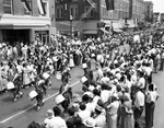 Members of the Maskat Temple in an All State Shrine parade by W. D. Smith