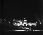 A night view a Shriners parade at the Los Angeles Colliseum by W. D. Smith