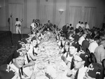 Arabia Temple Chanters at dining tables by W. D. Smith